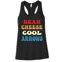 Bean Cheese Cool Arrows Women's Racerback Tank