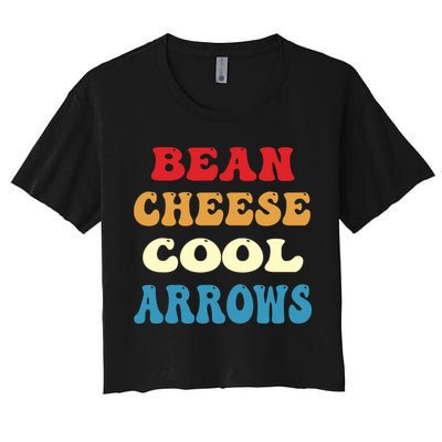 Bean Cheese Cool Arrows Crop Top