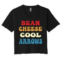 Bean Cheese Cool Arrows Women's Crop Top Tee