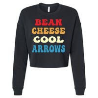 Bean Cheese Cool Arrows Cropped Pullover Crew