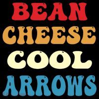 Bean Cheese Cool Arrows Short Acrylic Beanie