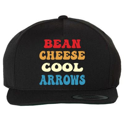 Bean Cheese Cool Arrows Wool Snapback Cap