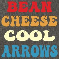 Bean Cheese Cool Arrows Cotton Canvas Backpack