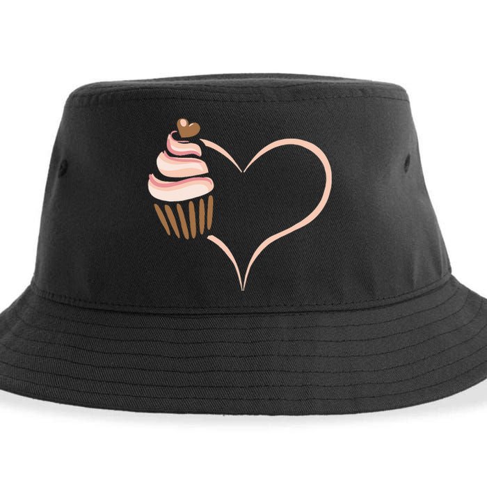 Baking Cupcake Cute Bakery Muffin Baking Cooking For Women Sustainable Bucket Hat