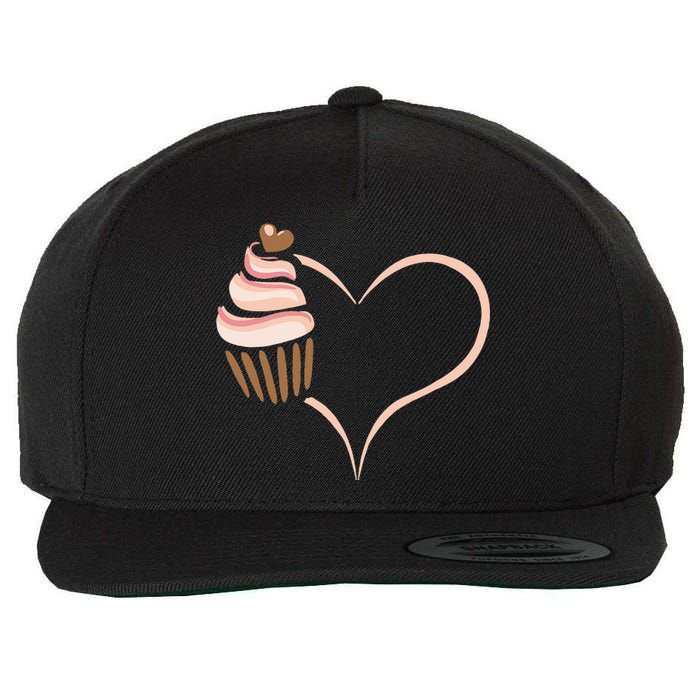 Baking Cupcake Cute Bakery Muffin Baking Cooking For Women Wool Snapback Cap