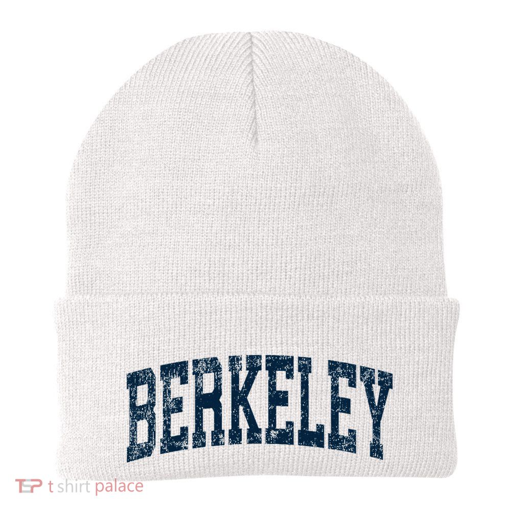 Berkeley California Ca Vintage Athletic Sports Beanie