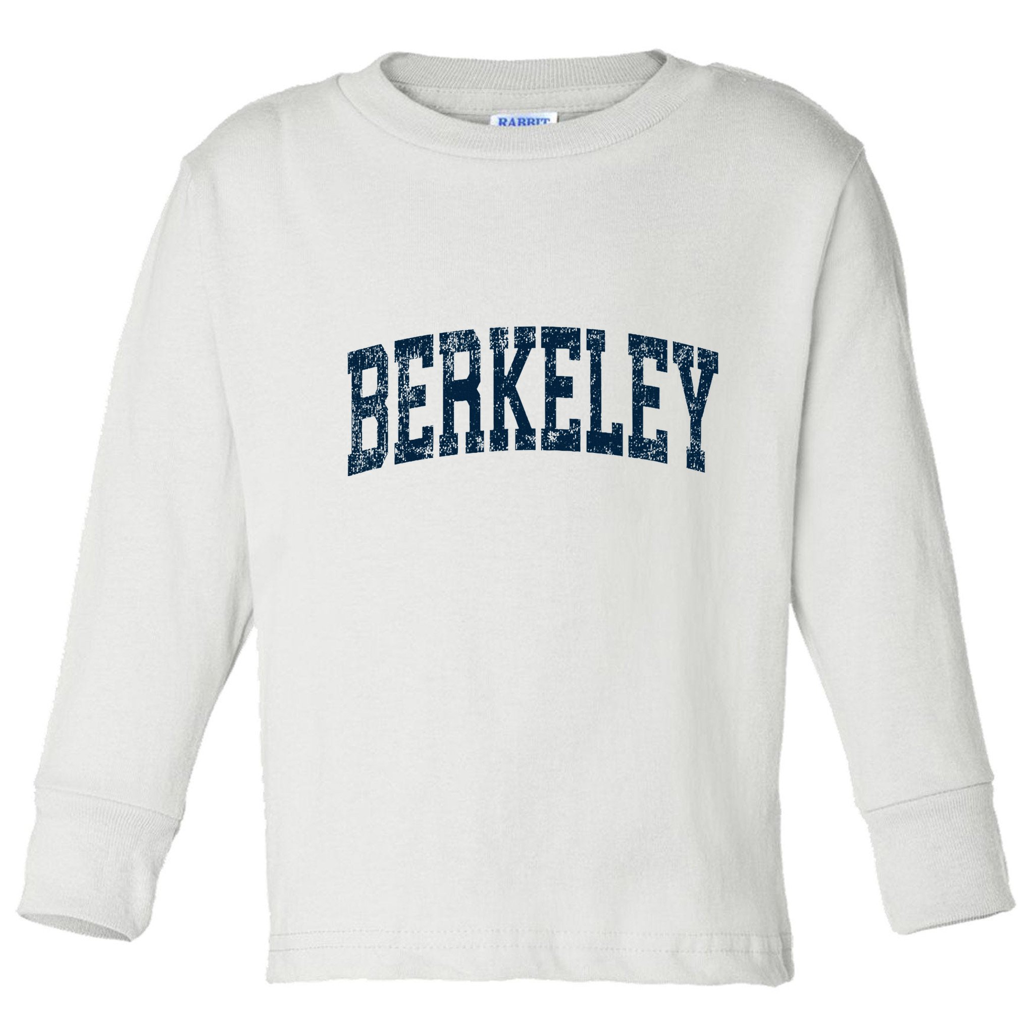 Berkeley California Ca Vintage Athletic Sports Toddler Long Sleeve Shirt