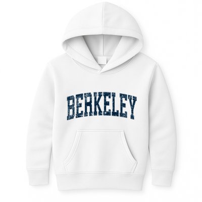 Berkeley California Ca Vintage Athletic Sports Kids Hoodie