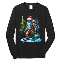 Bigfoot Christmas Christmas Tree Xmas Sasquatch Long Sleeve Shirt