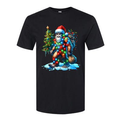 Bigfoot Christmas Christmas Tree Xmas Sasquatch Softstyle CVC T-Shirt