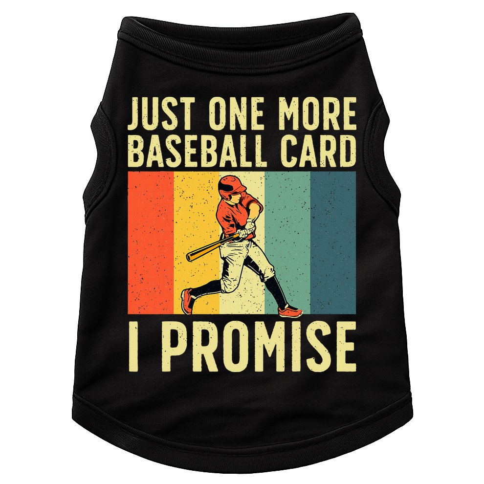 Baseball Card Collector Card Collecting Doggie Tank