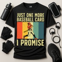 Baseball Card Collector Card Collecting Cooling Performance Crew T-Shirt
