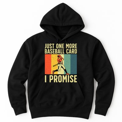 Baseball Card Collector Card Collecting Hoodie