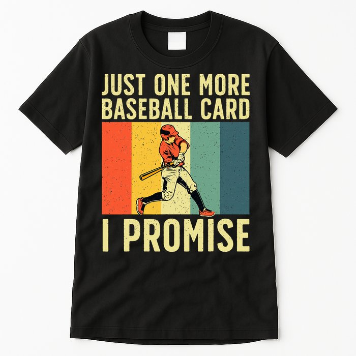 Baseball Card Collector Card Collecting Tall T-Shirt