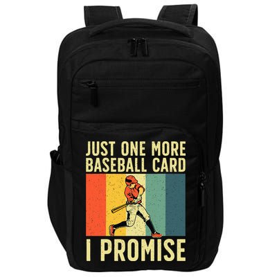 Baseball Card Collector Card Collecting Impact Tech Backpack