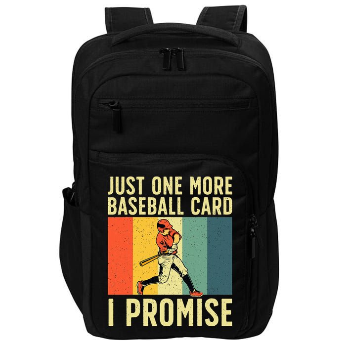 Baseball Card Collector Card Collecting Impact Tech Backpack