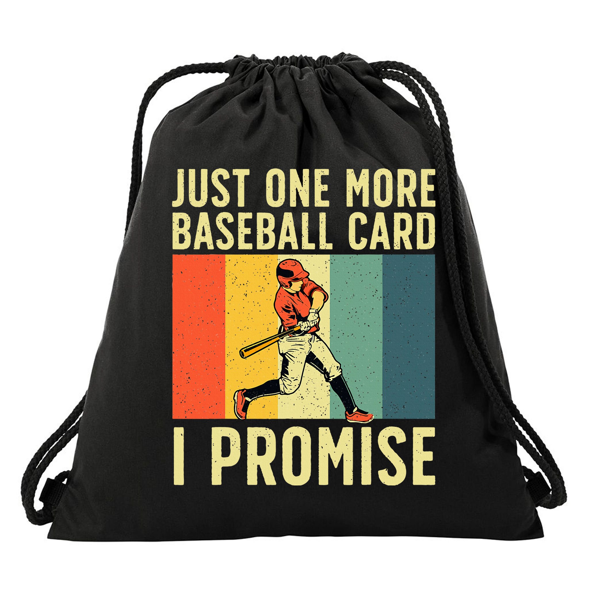 Baseball Card Collector Card Collecting Drawstring Bag