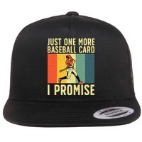 Baseball Card Collector Card Collecting Flat Bill Trucker Hat