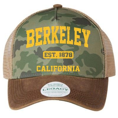 Berkeley California CA Vintage State Athletic Style Legacy Tie Dye Trucker Hat