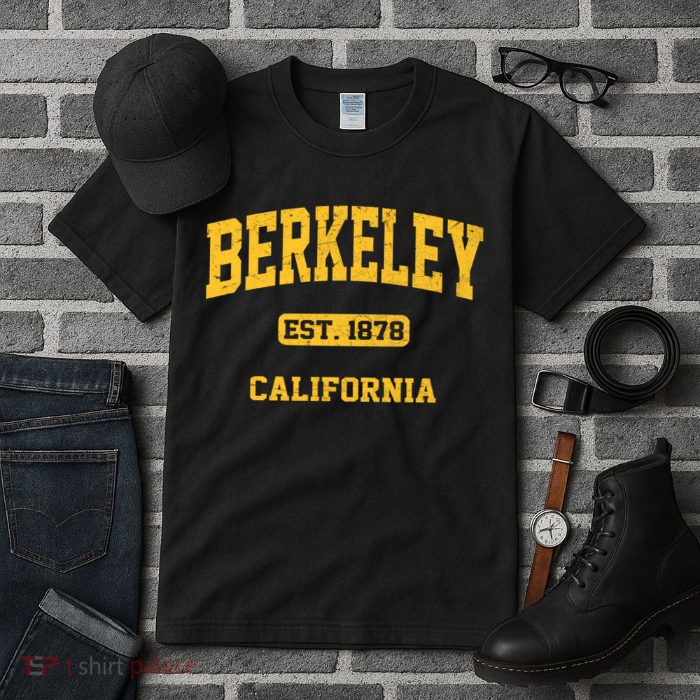 Berkeley California CA Vintage State Athletic Style Tall T-Shirt
