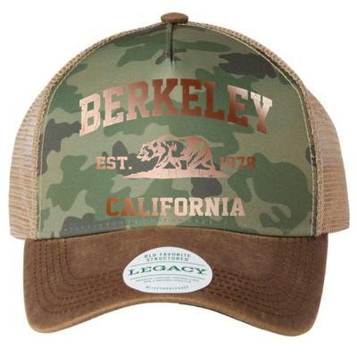 Berkeley California Ca Vintage State Athletic Style Gift Legacy Tie Dye Trucker Hat
