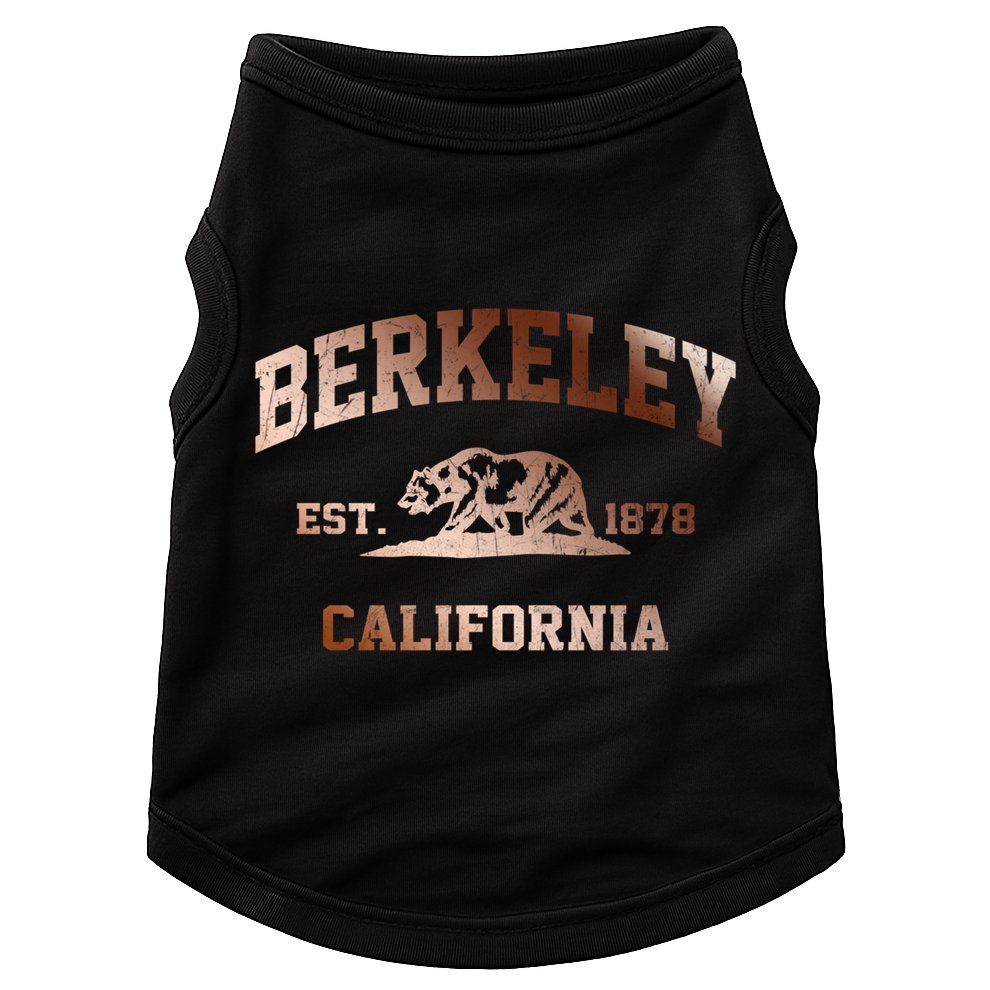Berkeley California Ca Vintage State Athletic Style Gift Doggie Tank