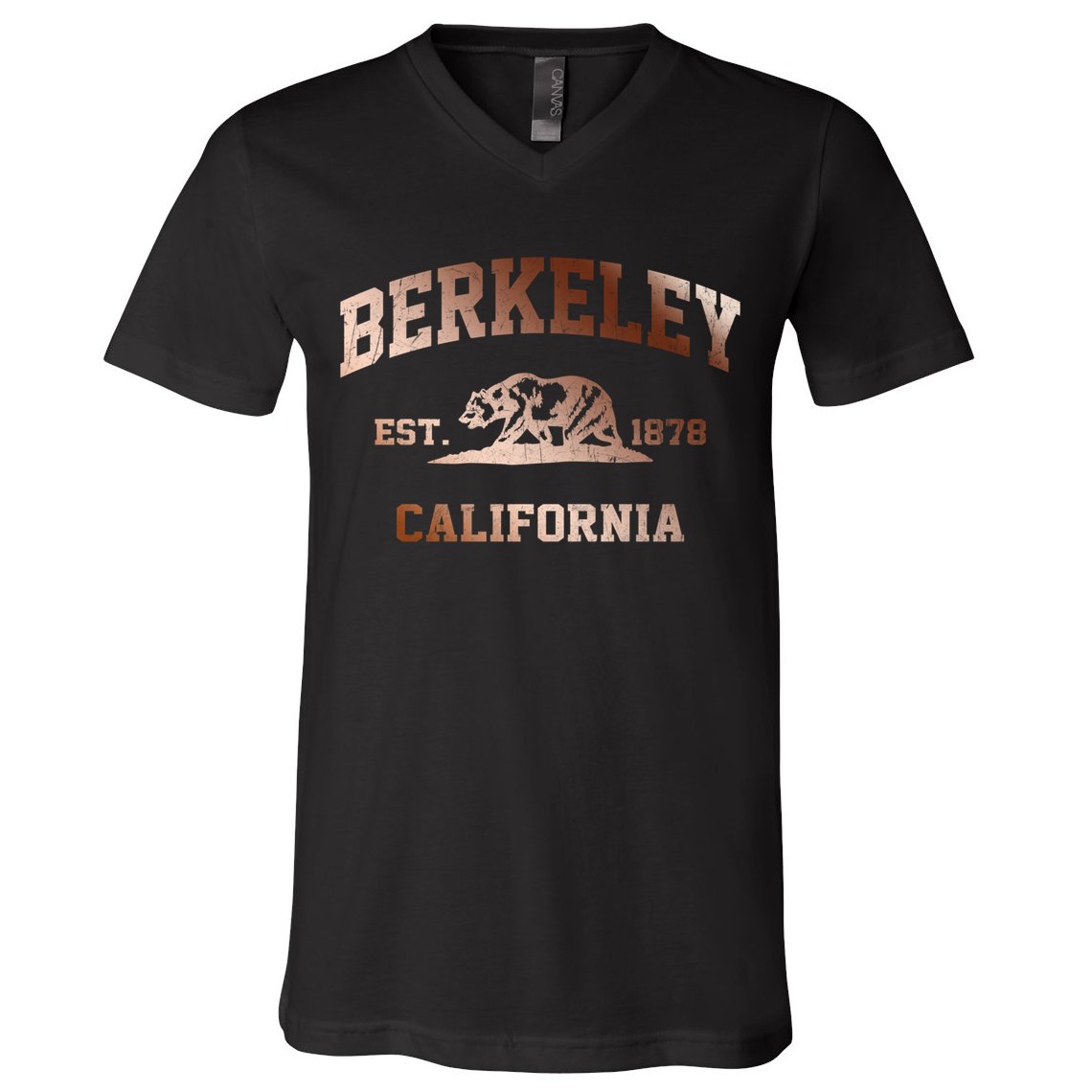 Berkeley California Ca Vintage State Athletic Style Gift V-Neck T-Shirt