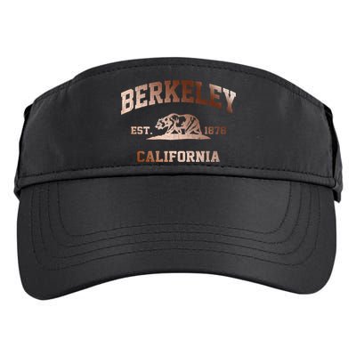 Berkeley California Ca Vintage State Athletic Style Gift Adult Drive Performance Visor