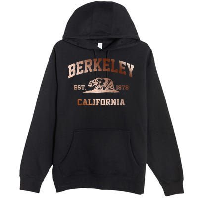 Berkeley California Ca Vintage State Athletic Style Gift Premium Pullover Hoodie