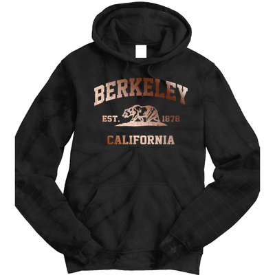 Berkeley California Ca Vintage State Athletic Style Gift Tie Dye Hoodie