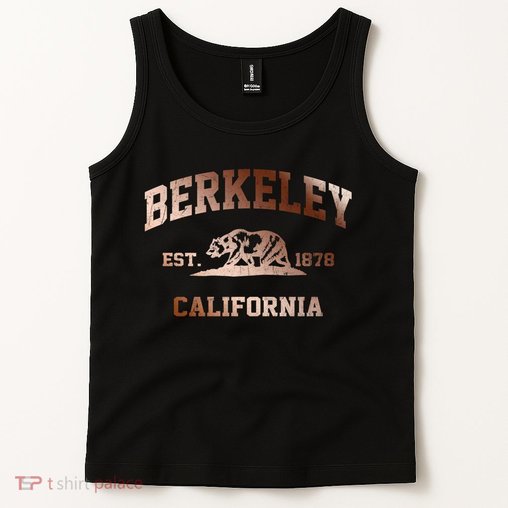 Berkeley California Ca Vintage State Athletic Style Gift Tank Top