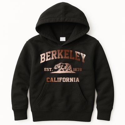 Berkeley California Ca Vintage State Athletic Style Gift Kids Hoodie