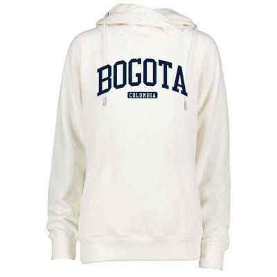 Bogota Colombia College University Style Womens Funnel Neck Pullover Hood