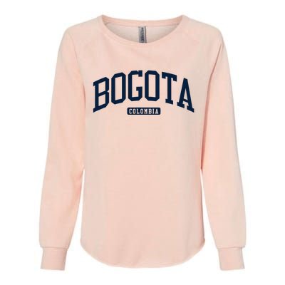 Bogota Colombia College University Style Womens California Wash Sweatshirt