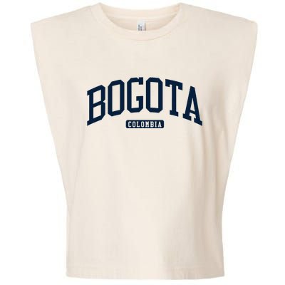 Bogota Colombia College University Style Garment-Dyed Women's Muscle Tee