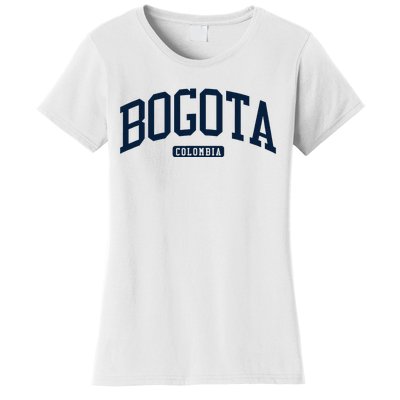 Bogota Colombia College University Style Women's T-Shirt