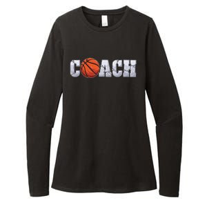 Basketball Coach Coaching Assistant Coach Basketball Team Funny Gift Womens CVC Long Sleeve Shirt