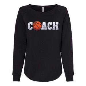 Basketball Coach Coaching Assistant Coach Basketball Team Funny Gift Womens California Wash Sweatshirt