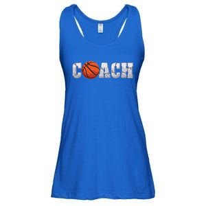 Basketball Coach Coaching Assistant Coach Basketball Team Funny Gift Ladies Essential Flowy Tank