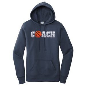 Basketball Coach Coaching Assistant Coach Basketball Team Funny Gift Women's Pullover Hoodie