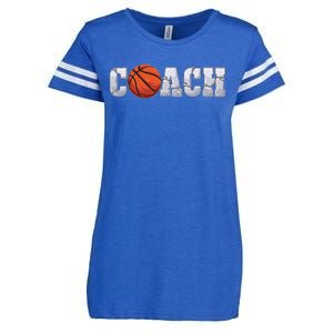 Basketball Coach Coaching Assistant Coach Basketball Team Funny Gift Enza Ladies Jersey Football T-Shirt