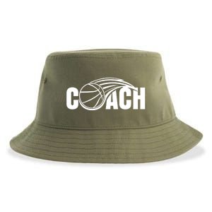 Basketball Coach Coaching Basketballer Trainer Gift Sustainable Bucket Hat