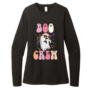 Boo Crew Cute Ghost Halloween Costume Spooky Season Cute Gift Womens CVC Long Sleeve Shirt