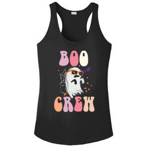 Boo Crew Cute Ghost Halloween Costume Spooky Season Cute Gift Ladies PosiCharge Competitor Racerback Tank