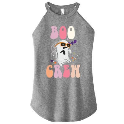 Boo Crew Cute Ghost Halloween Costume Spooky Season Cute Gift Women's Perfect Tri Rocker Tank