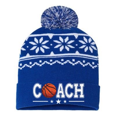 Basketball Coach Coaching Staff Professional Coaches Gift USA-Made Snowflake Beanie