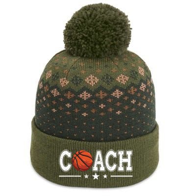 Basketball Coach Coaching Staff Professional Coaches Gift The Baniff Cuffed Pom Beanie