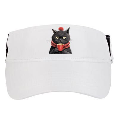 Black Christmas Cat Coffee Mug Adult Drive Performance Visor