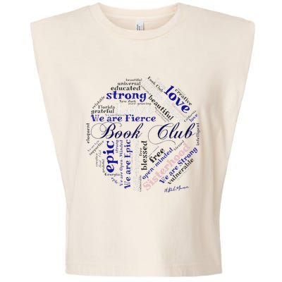 Book Club custom design Belmoun  Garment-Dyed Women's Muscle Tee