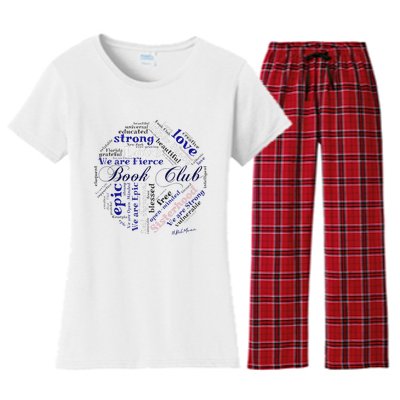 Book Club custom design Belmoun  Women's Flannel Pajama Set